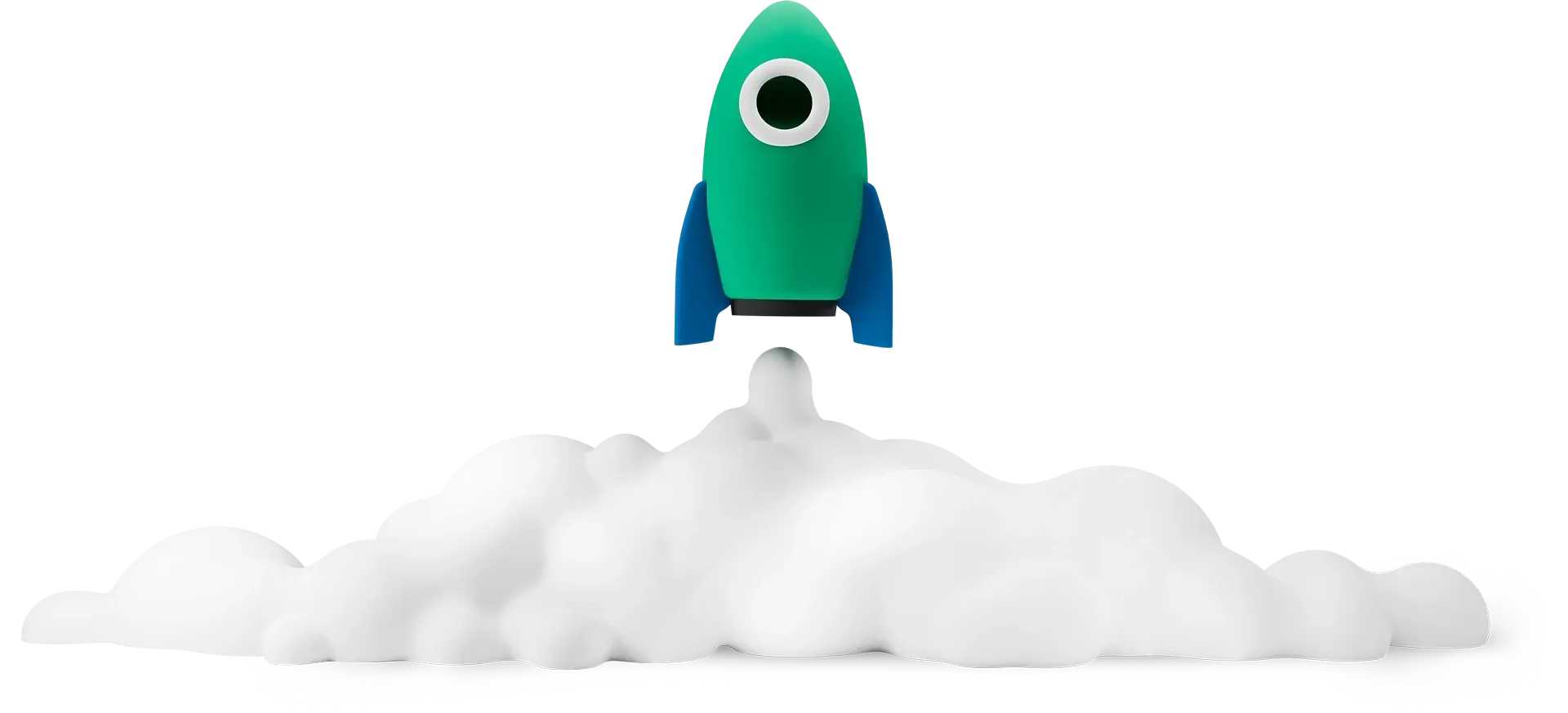3D illustration of a rocket launching, representing a Microsoft 365 security assessment getting started